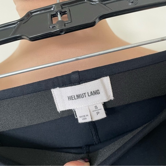 Helmut Lang Reflex Stitch Seam Accent Black Stretch Gabardine Legging Pants XS - Picture 4 of 7